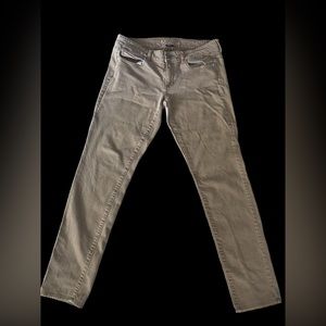 Clearance: American Eagle Outfitters Stretch Camel Color jeans, 14 Long Length!